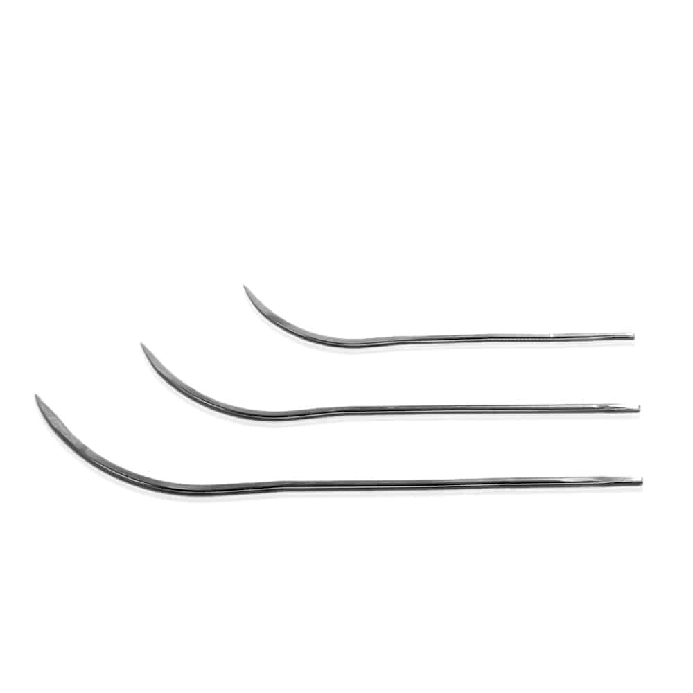 Mopec Postmortem Needles Half Curved, 12 pack