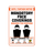 BeSafe Messaging Facilities Wall Decals - Black, Orange & White, 6" x 9", Pack of 6