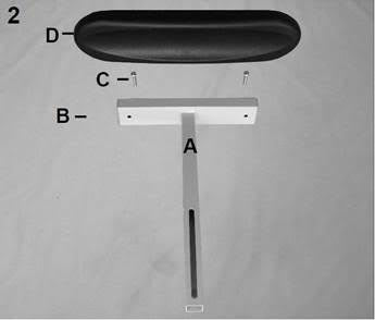 Blood Drawing Chair Replacement Welded Arm Column
