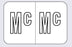Wilmer Barkley Pre-Printed Label Chart Tab Mc Mc White 1-1/2 X 1 Inch - W-1500-MC