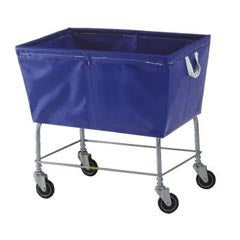 R & B Wire Products Elevated Basket Truck 5 Inch Casters / Corner Pattern / Swivel Wheels 5 Inch Casters / Corner Pattern / Swivel Wheels 30 lbs. Vinyl/Nylon Liner - 463