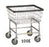 R & B Wire Products Laundry Cart 5 Inch Casters 29 lbs. Steel, Vinyl Basket - 100E