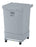 R & B Wire Products Hamper Stand Rolling Square Opening 4.5 Bushel Manual Hinged Lid - 695