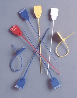 RD Plastics Company RD Plastics Pull Tight Seal Consecutively Numbered Blue Plastic - R12
