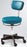 Reliance Medical Products - Exam Stool Backrest Pneumatic Height Adjustment 5 Casters - 5346-BLK