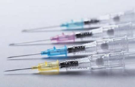 Retractable Technologies VanishPoint Peripheral IV Catheter 20 Gauge 1-1/4 Inch Retracting Needle - 35441