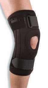 Ossur Form Fit Knee Support Medium Slip-On 13 to 14-1/2 Inch Circumference Left or Right Knee - 302565BLK
