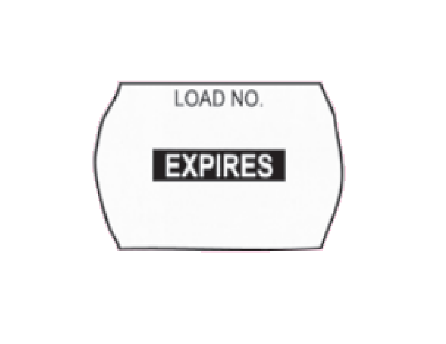 Healthmark Expiration Sterrad Labels - 12 Per Case, (Sterrad, Steam & ETO)