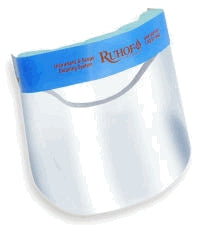 Ruhof Healthcare Ruhof Face Shield One Size Fits Most Full Length Antifog Disposable NonSterile - 345FSH