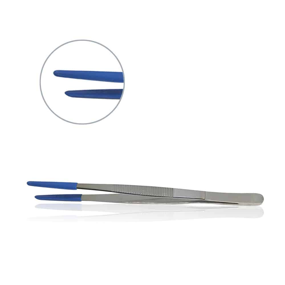 Mopec Forceps, Rubber Tipped
