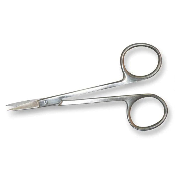 Gynex - Iris Scissors 11 cm Surgical Grade Stainless Steel NonSterile Finger Ring Handle Straight Sharp Tip / Sharp Tip - S3816