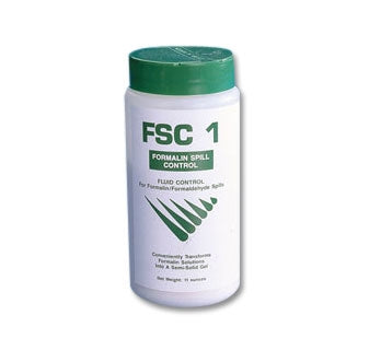 FSC-1 - Fluid Absorbent 11 oz., Shaker Bottle For Reducing Exposure to Formaldehyde Gas by Immobilizing Formalin and Transforming it into an easily Removable Semi-solid Mass - 47101