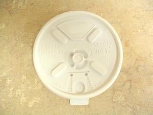 Saalfeld Redistribution Lid 8 oz., White - 8FTL