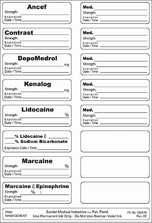 Correct Medication Labeling System - Label Kit - 3370