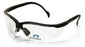 Venture II - Safety Glasses with Readers Adjustable Temple Clear Tint Polycarbonate Lens Black Frame Over Ear One Size Fits Most - SB1810R10