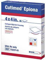 Cutimed Epiona - Collagen Dressing Without Border Collagen 2 X 2 Inch 10 Count - 7322700