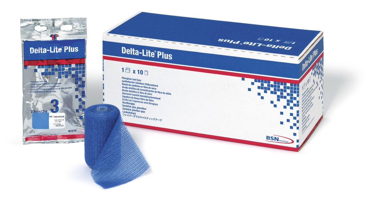 BSN Medical Delta-Cast Elite Cast Tape Delta-Cast Elite 2 Inch X 12 Foot Polyester Light Blue - 7345300