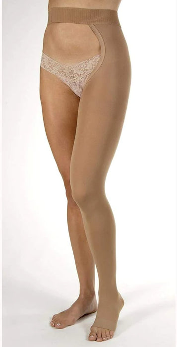 JOBST Relief - Compression Stocking Chap Style / Right Small Beige Open Toe - 114676