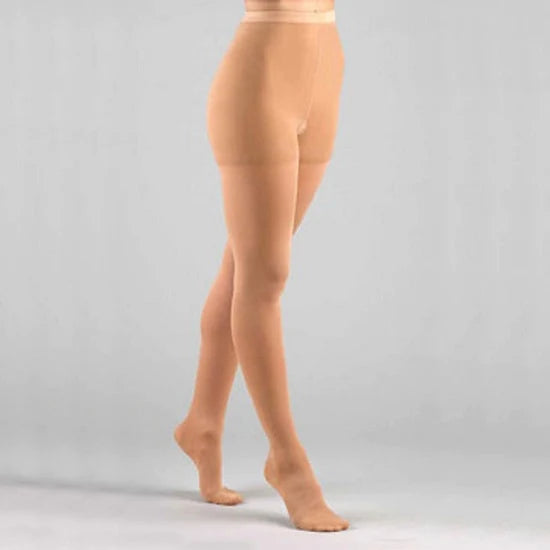 JOBST Activa - Compression Pantyhose Waist High Queen Barely Beige Closed Toe - H3705