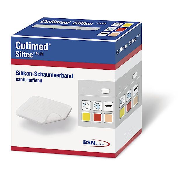 BSN Medical Cutimed Siltec Plus Silicone Foam Dressing Silicone Foam 6 X 6 Inch - 7328803