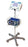 Cooper Surgical Roll-Stand With Storage Basket For Vantage ABI Doppler - K275