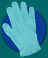 SemperCare - Exam Glove Medium NonSterile Nitrile Standard Cuff Length Textured Fingertips Blue Chemo Tested - NIPFT203