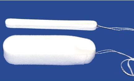Shippert Medical Technologies Rhino Rocket Nasal Packing PVA Expandacell Foam Non-impregnated X-Large 1 X 2 X 10 cm 10 Count Sterile - 11S-NS1000-08AS