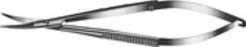 Bausch & Lomb Storz Iris Scissors 121 mm Surgical Grade Stainless Steel NonSterile Thumb Handle w/Spring Curved Sharp/Sharp - E3344
