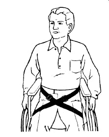 Skil-Care Skil-Care Wheelchair Belt 1-Strap - 701040