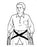 Skil-Care Skil-Care Wheelchair Belt 1-Strap - 701040