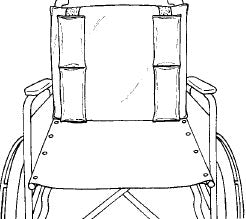 Skil-Care - Laterla / Lumbar Support For Wheelchair - 706350