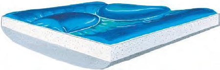 Position-Plus+ - Wedge Seat Cushion 18 W X 16 D X 3-1/2 H Inch Foam / Gel - 751480