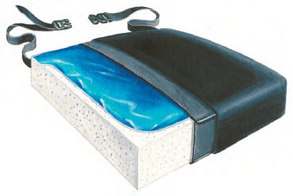 Skil-Care Bari-Gel Bariatric Seat Cushion 30 W X 2 D X 3 H Inch Foam / Gel - 915139
