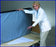 BedPro Early Warning - Bed Sensor Pad Alarm System 20 X 30 Inch Blue - 909301