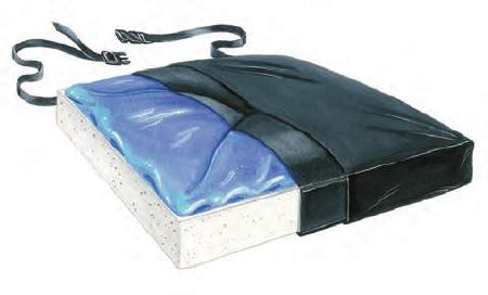 Skil-Care Thin-Line Seat Cushion 20 W X 16 D X 2-1/2 H Inch Foam / Gel - 751036