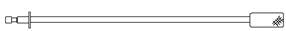 Spacelabs Medical Tru-Cuff NIBP Hose 275 cm L, Neonatal, Single Tube - 714-0019-01