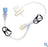 Smiths Medical Gripper Huber Infusion Set 22 Gauge 3/4 Inch 8 Inch Tubing Needless Y-site - 21-2939-24