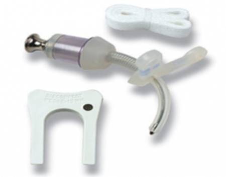 Smiths Medical Bivona FlexTend Tracheostomy Tube V Neck Flange Size 3 Uncuffed - 60NFP30