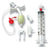 Bivona Fome-Cuf - Tracheostomy Tube Kit Standard Size 5 Cuffed - 850150