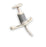 Smiths Medical Bivona Tracheostomy Tube Straight Neck Flange Size 4.5 Uncuffed - 60SP045
