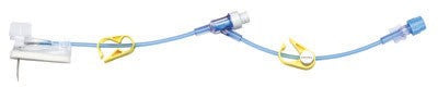 Smiths Medical Deltec Gripper Plus Power P.A.C. Huber Needle 20 Gauge 1 Inch Safety Needle - 21-3466-24