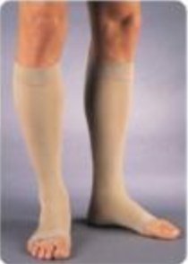 BSN Medical Jobst Compression Stockings JOBST Knee High X-Large Beige Open Toe - 114628