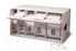 Gypsona - Plaster Roll Immobilizer Dispenser 5 Station Dispenser, 2 / 3 / 4 / 5 / 6 Inch Slots, HInged Door, Cutting Guide - GPS-5CD