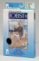 BSN Medical Jobst Compression Stockings JOBST Thigh High Medium Black Open Toe - 115557