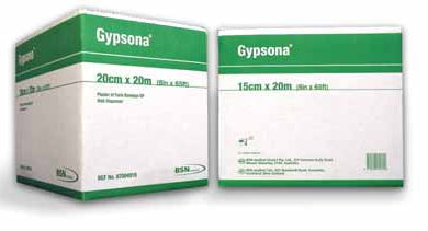 BSN Medical Gypsona Cellona Plaster Bandage 8 Inch X 22 Foot Plaster White - 87004916