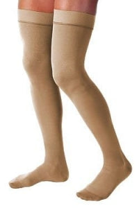 BSN Medical JOBST Relief Compression Stockings Thigh High Medium Beige Closed Toe - 114641