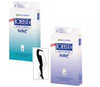 JOBST Relief - Compression Stocking Chap Style / Right Medium Beige Open Toe - 114789