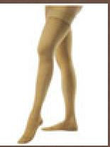 JOBST Relief - Compression Stocking Thigh High Small Beige Closed Toe - 114216