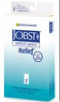 BSN Medical JOBST Relief Compression Stockings Thigh High X-Large Beige Closed Toe - 114211