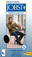 BSN Medical Jobst Compression Socks JOBST Knee High Medium Black Closed Toe - 110302